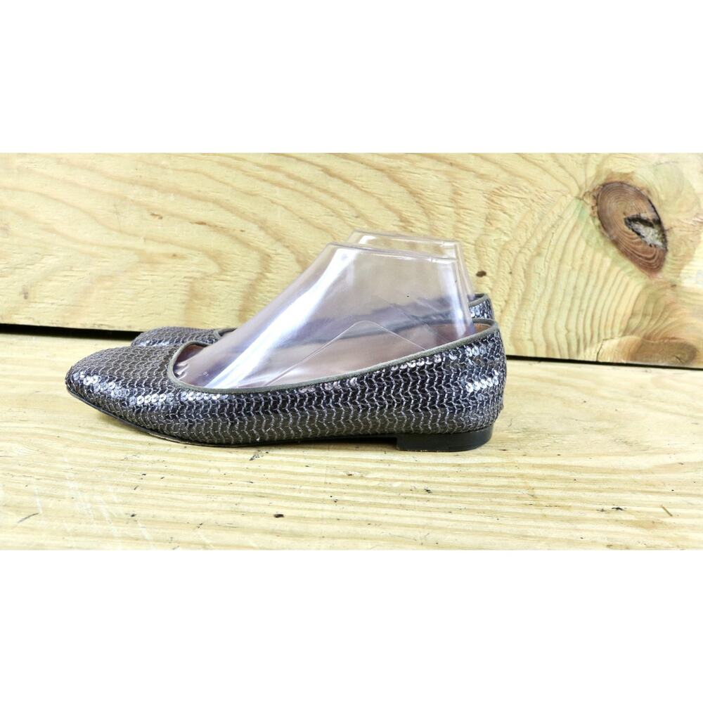 KATE SPADE Shoes Women 8B Purple Sequins Neiman Marcus Anniversary Flats Italy
